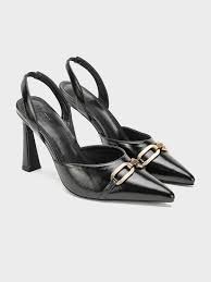 Sandle Female Pointed Toe Slingback Pump