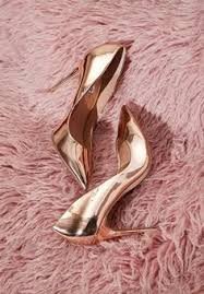 Sandle Female Luxury Rose Gold Stiletto Heel